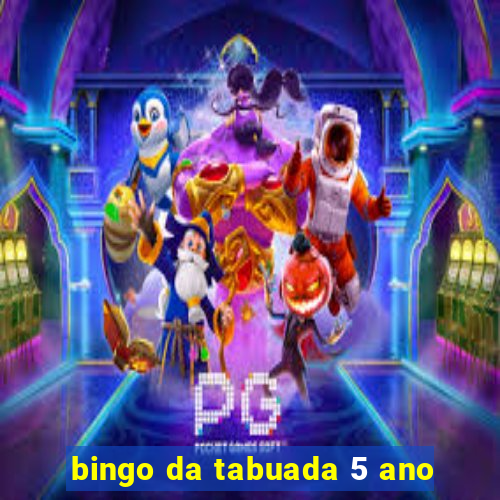 bingo da tabuada 5 ano