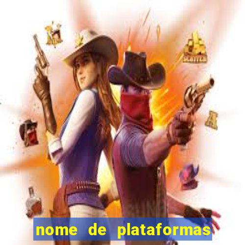 nome de plataformas de jogos