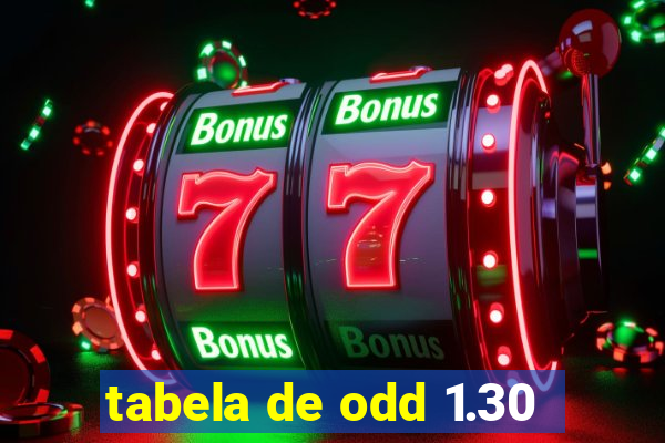 tabela de odd 1.30