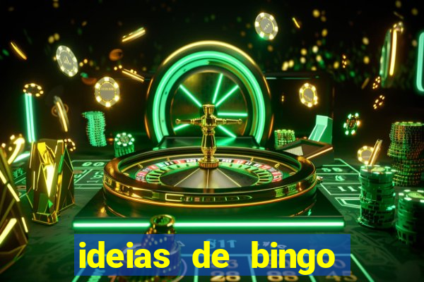 ideias de bingo para o natal