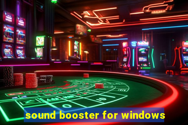 sound booster for windows