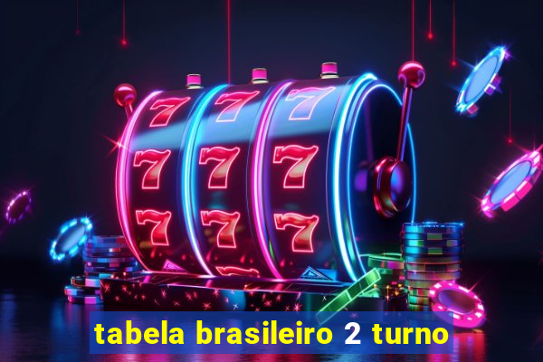 tabela brasileiro 2 turno