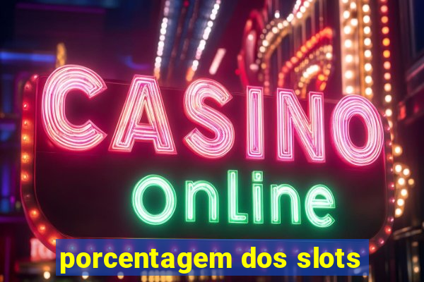 porcentagem dos slots