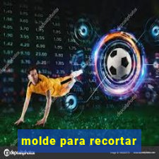 molde para recortar