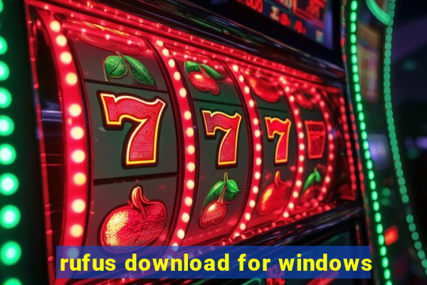 rufus download for windows